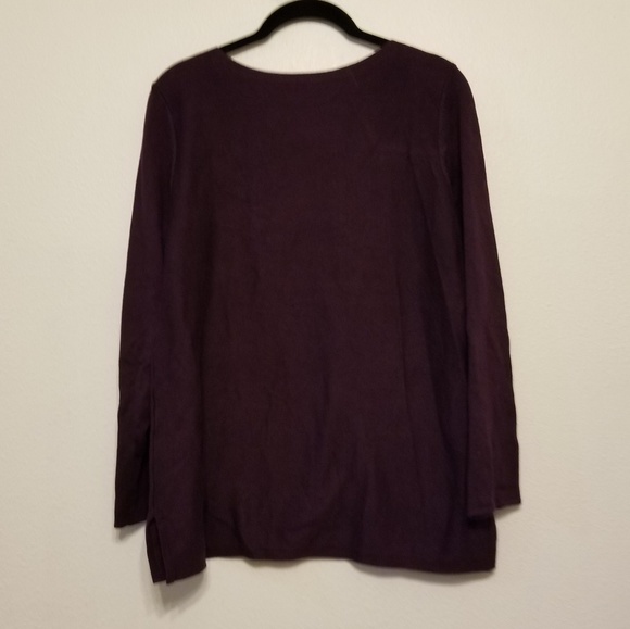 J.Jill Olivia pullover boatneck sweater - Picture 4 of 9